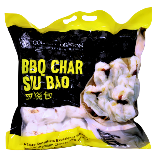 Golden Dragon BBQ Pork (Char Siu) Bun (25pcs)-金龍叉燒包-DIMGD110
