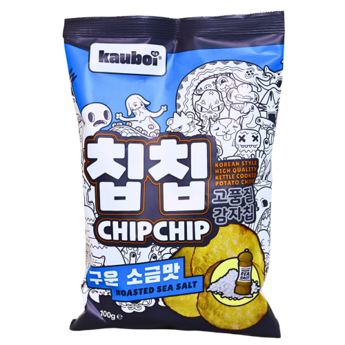 Kauboi Chip Chip - Roasted Sea Salt-韓式烤海鹽味薯片-SNACKB102