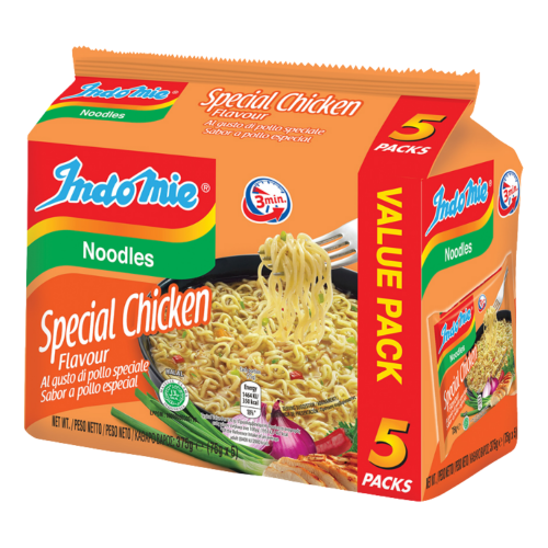 Indomie Noodles - Special Chicken (Multipack)-印尼營多湯麵 - 特色雞味-ININ154
