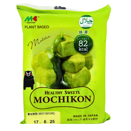 Marukin Mochikon Mochi with Matcha 109.5g-日本丸金抹茶麻糬蕨餅-SNACMMO102