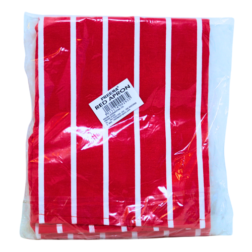 Preema Butcher Apron - Red Stripe-廚用圍裙 - 紅色條紋-KITEQ135