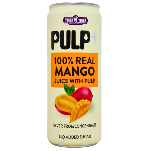 Tiger Tiger 100% Mango Juice with Pulp 350ml-泰國果肉芒果汁-DRITT205