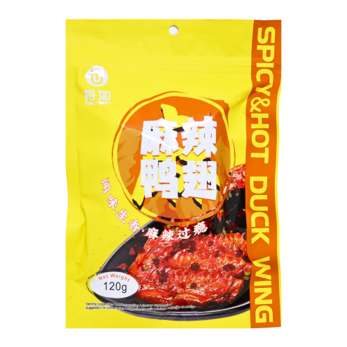 YR Duck Wing - Hot & Spicy-裕如鴨翅-麻辣-SNACYR101