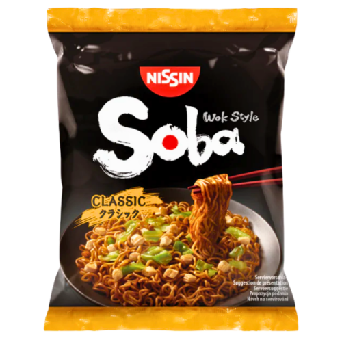 Nissin Soba Fried Noodles - Classic-日清經典味蕎麥麵-INN156
