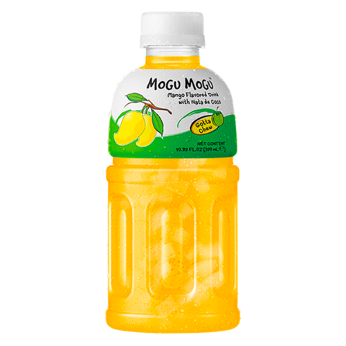 Mogu Mogu Mango Drink with Nata De Coco - 24 x 320ml-椰果芒果味飲料-DRIMM104