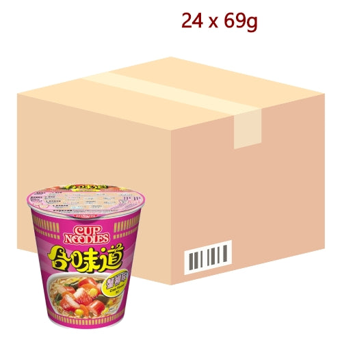 Nissin Cup Noodles - Crab - 24 x 69g-日清合味道蟹柳杯麵-INN210