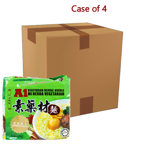 A1 Noodles - Vegetarian Herbal-許氏素藥材麵-90g-INAO202-4