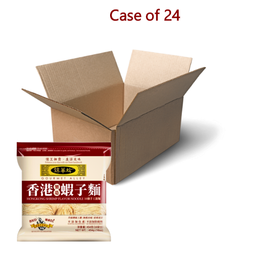 Load image into Gallery viewer, AAA Dried Noodle - Shrimp Flavour-錦華坊香港蝦子麵-454g-DNOOAA103-24
