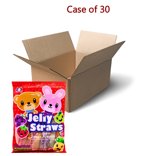 갤러리 뷰어에 이미지 로드, ABC Bunny and Bear Jelly Straws-熊仔免仔果綜合凍條-300g-DES290-30
