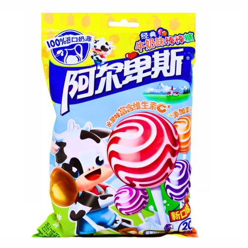ALP Lollipop Candy - Assorted Flavour-阿爾卑斯棒棒糖-混合口味-200g-CANALP104