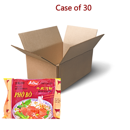 โหลดรูปภาพเข้าสู่ตัวดูแกลเลอรี, A-One Rice Noodles - Pho Bo (Beef)-牛肉河粉-65g-INAO103-30
