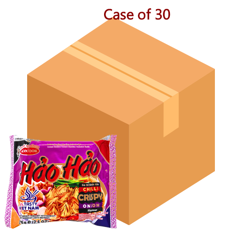 Acecook Hao Hao Noodles - Chilli Crispy Onion-越南辣香脆洋蔥味麵-75g-INAC106-30