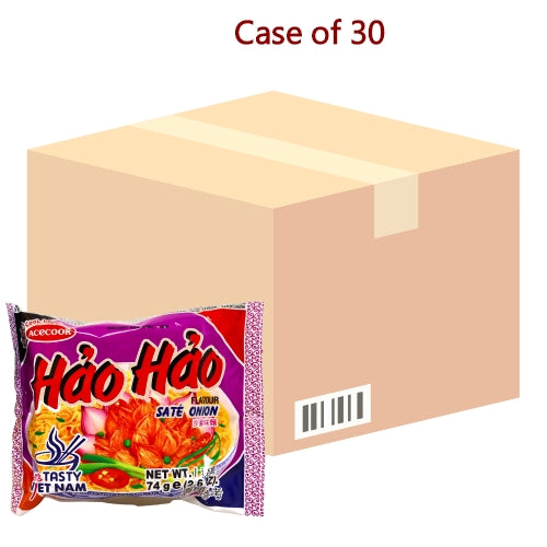*Acecook Hao Hao Noodles - Sate Onion*-越南蔥香沙爹味麵-74g-INAC105-30