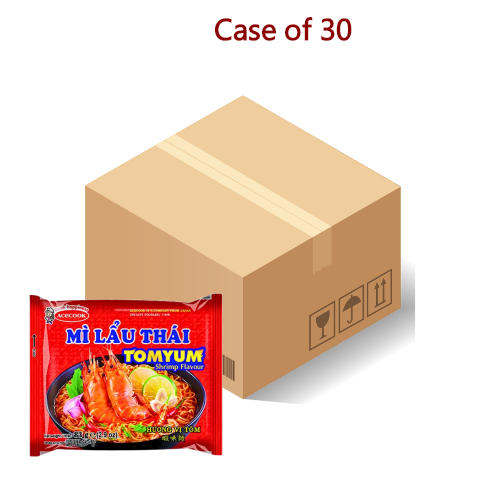 Load image into Gallery viewer, Acecook Mi Lau Thai Noodles - Shrimp-泰式蝦湯麵-83g-INAC201-30
