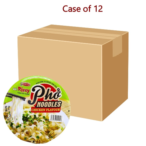 Acecook Oh! Ricey Pho's (Bowl) - Chicken-越南碗裝河粉-雞肉味-70g-INAC304-12