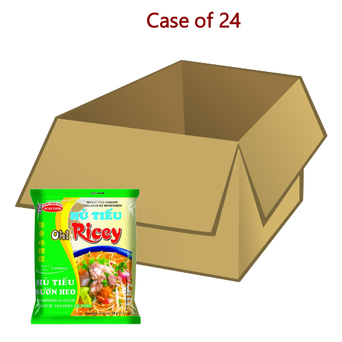 Tải hình ảnh vào trình xem Thư viện, Acecook Oh! Ricey Rice Noodles - Spare Ribs-越南河粉-排骨味-70g-INAC184-24
