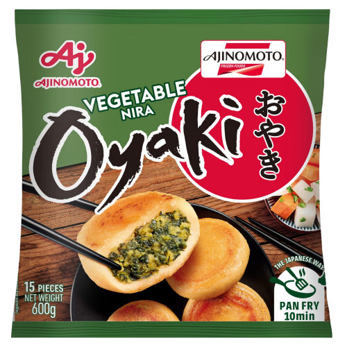 Ajinomoto Vegetable Nira Oyaki (15pcs)-日式韭菜煎餅-600g-DUMAJI302