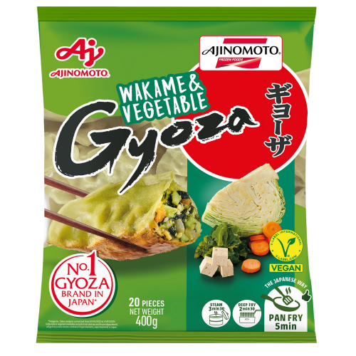 Ajinomoto Wakame and Vegetable Gyoza (20pcs)-日式裙帶菜蔬菜日式煎餃-400g-DUMAJI110