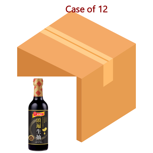 Amoy First Extract Light Soy Sauce-淘大頭遍生抽-500ml-SOY279-12