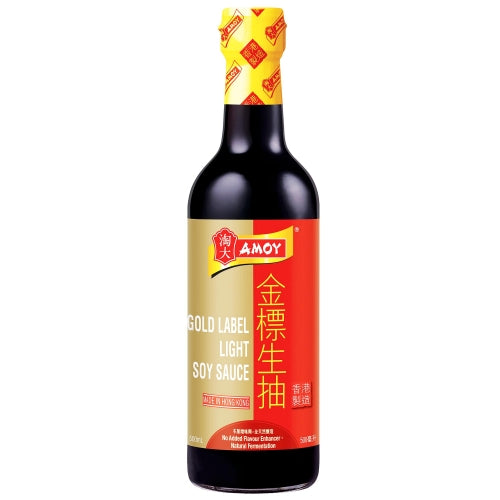 โหลดรูปภาพเข้าสู่ตัวดูแกลเลอรี, Amoy Gold Label Light Soy Sauce-淘大金標生抽-500ml-SOY237
