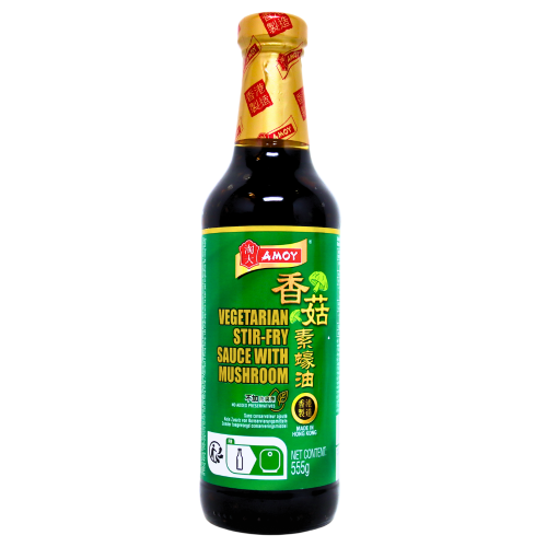 Amoy Mushrooms Vegetarian Stir Fry Sauce-淘大香菇素蠔油-555g-SAUA129