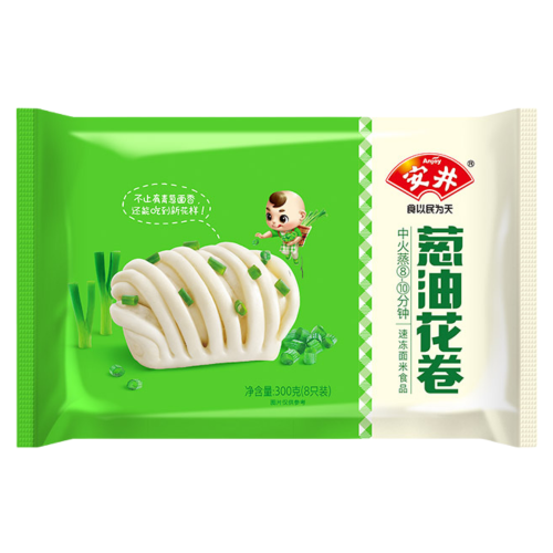 Anjoy Spring Onion Roll-安井葱油花卷-300g-DIMAJ108
