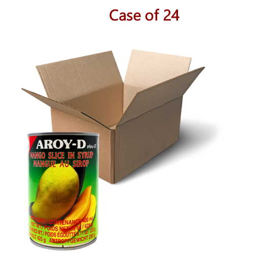 โหลดรูปภาพเข้าสู่ตัวดูแกลเลอรี, Aroy-D Mango Slice in Syrup-安來利糖水芒果片-425g-TFRU108-24

