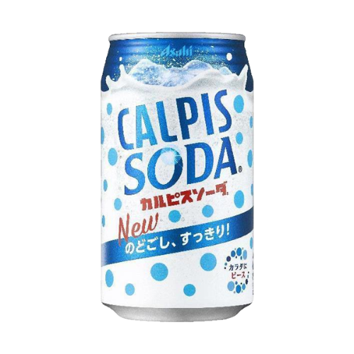 Asahi Calpis Soda (Can)-朝日可爾必思水語乳酸飲料-原味-350ml-DRIAS102
