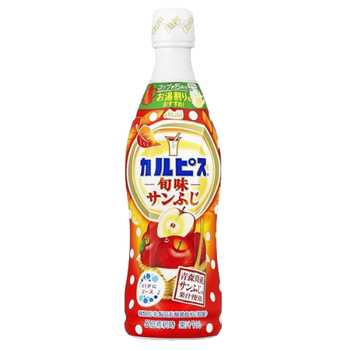 Asahi Calpis Soda - Fuji Apple-朝日可爾必思乳酸飲料-蘋果味-470ml-DRIAS103