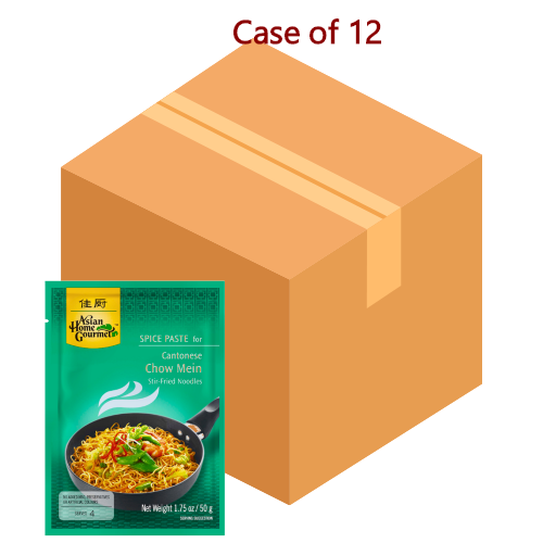 โหลดรูปภาพเข้าสู่ตัวดูแกลเลอรี, Asian Home Gourmet Chow Mein Spice Paste-佳廚炒麵醬-50g-AHG26-12
