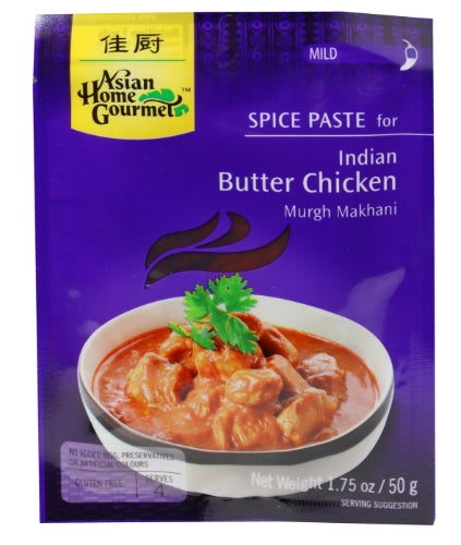 Asian Home Gourmet Indian Butter Chicken Makhani-佳廚印度奶油雞-50g-AHG07