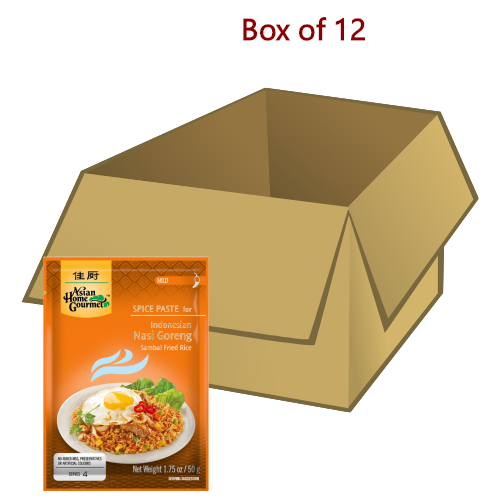 Asian Home Gourmet Indonesia Nasi Goreng Paste-佳廚印尼炒飯醬-50g-AHG42-12