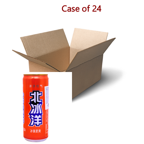 BBY Tangerine Flavour Soft Drink-北冰洋橘子汽水-330ml-DRIBBY102-24