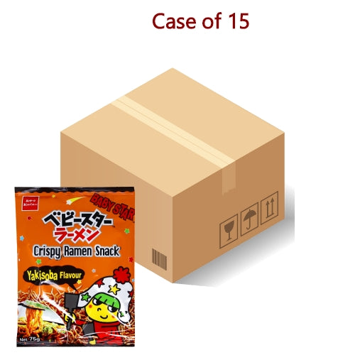 Baby Star Crispy Ramen Snack - Yakisoba-童星香脆點心麵-日式炒麵味-75g-SNACBS112-15