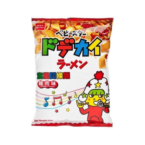 Baby Star Dodekai Ramen Snack - Chicken-童星闊條麵-雞肉-99g-SNACBS105