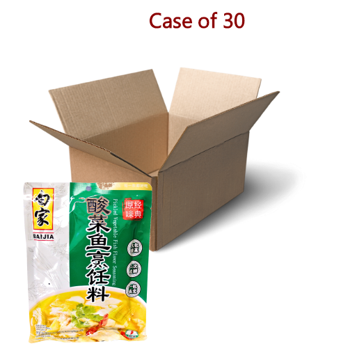 갤러리 뷰어에 이미지 로드, Bai Jia Seasoning for Sichuan Pickled Cabbage Fish-白家川菜烹飪料-酸菜魚-300g-SEA320-30
