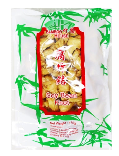 Bamboo Garden Soy Bean Knot-竹园腐竹結-170g-BCURD108