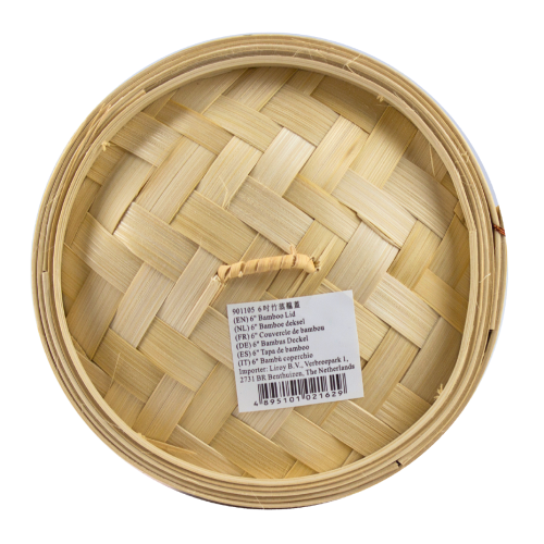 Bamboo Steamer Lid 6"-6吋竹蒸籠盖-1pcs-KITBAM201