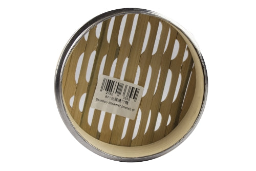Bamboo Steamer (metal) 6"-6吋金属邊竹蒸籠-1pcs-KITBAM302A