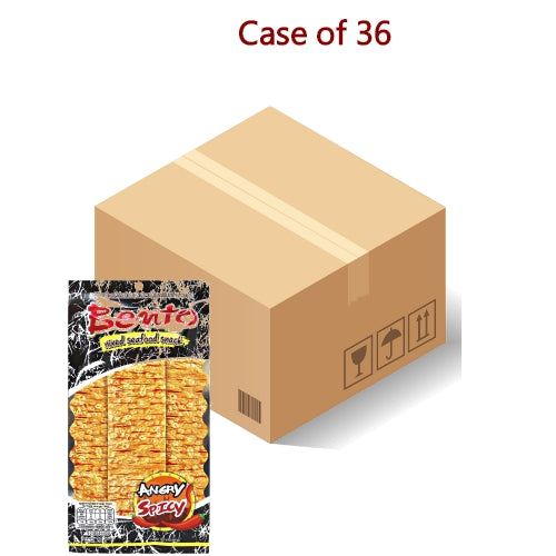 ギャラリービューアに画像を読み込む、Bento Fish Snack - Angry Spicy-泰國拌多樂手撕魷魚片-超辣味-20g-SNACBE202-36
