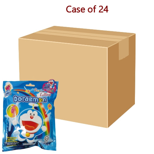 Load image into Gallery viewer, Big Foot Doraemon Rainbow Lollipop-哆啦A夢彩虹棒棒糖-100g-CANBF103-24
