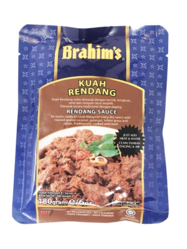 โหลดรูปภาพเข้าสู่ตัวดูแกลเลอรี, Brahim's Rendang Sauce-牛肉仁當醬-180g-SAUBR103
