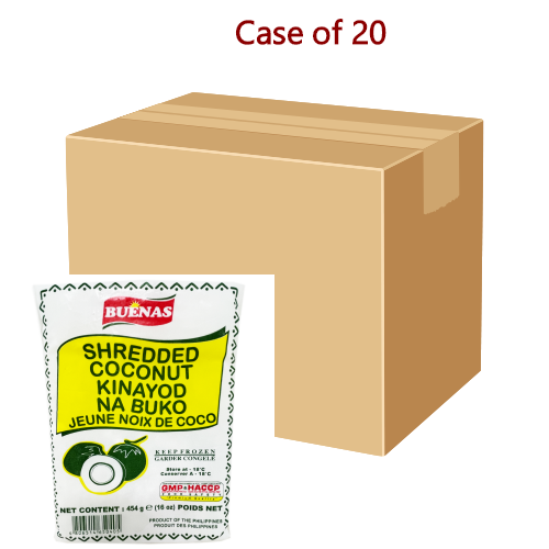 Buenas Shredded Young Coconut - Buko-急凍椰肉絲-454g-FRO520-20