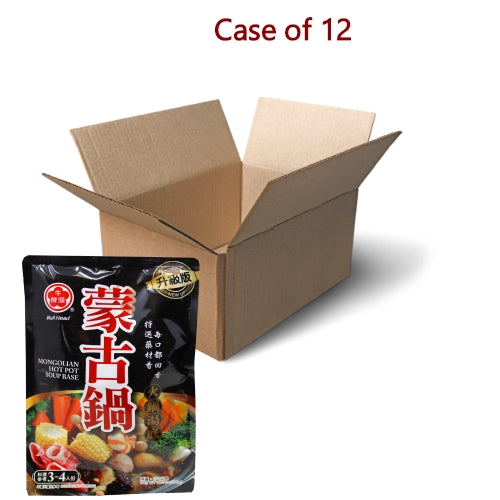 Bull Head Mongolian Hot Pot Soup Base-牛頭牌蒙古鍋火鍋底料-350g-STK142-12