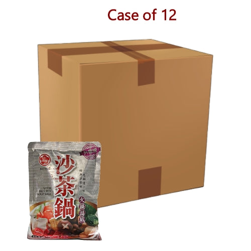 Bull Head Satay Hot Pot Soup Base-牛頭牌沙茶鍋火鍋湯底-350g-STK143-12