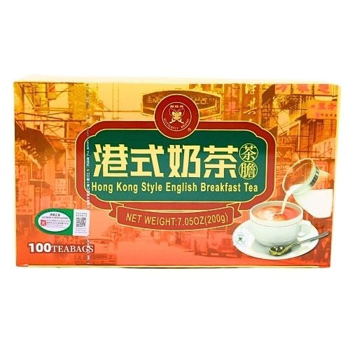 Butterfly HK Style Milk Tea bags (Black Tea)-蝴蝶牌港式奶茶茶膽-100_2g-TEA503