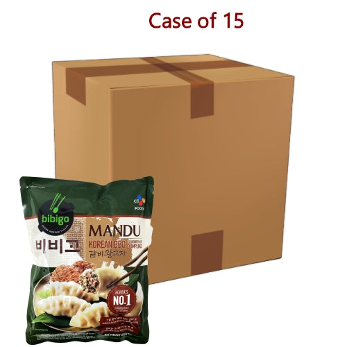 CJ Bibigo Korean BBQ Meat Dumpling-韓式燒烤味牛肉餃子-525g-DUMCJ102-15