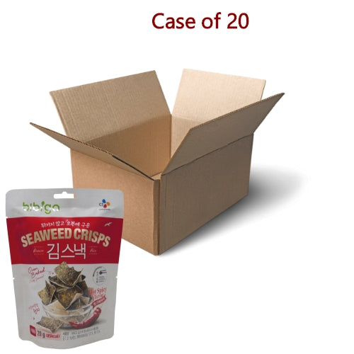 CJ Bibigo Seaweed Crisps - Hot Spicy-韓國特脆海苔-香辣味-20g-SNACCJ112-20