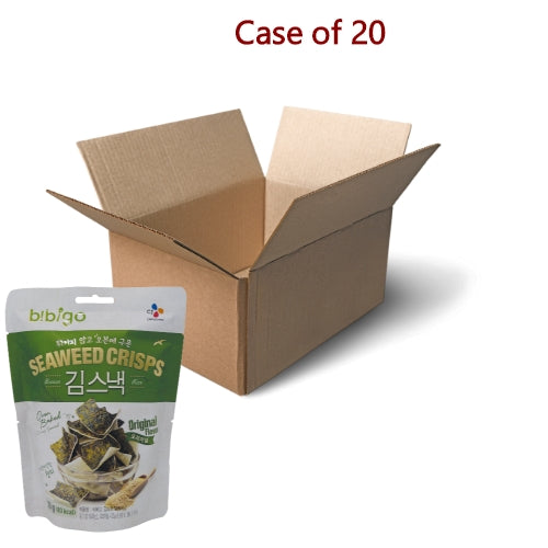 Load image into Gallery viewer, CJ Bibigo Seaweed Crisps - Original-韓國特脆海苔-原味-20g-SNACCJ109-20
