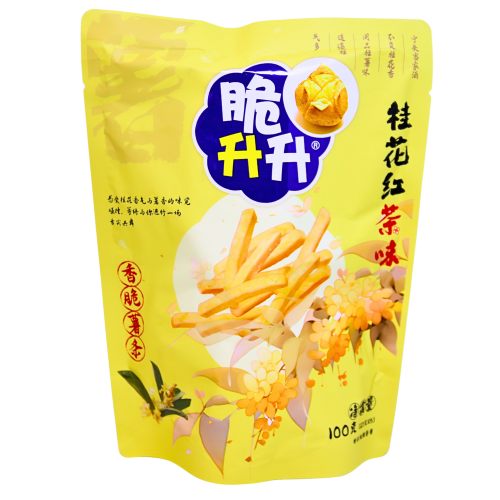 CSS Potato Sticks (Osmanthus Black Tea Flavour)-脆升升 香脆薯條 - 桂花紅茶味-100g-SNACCSS101